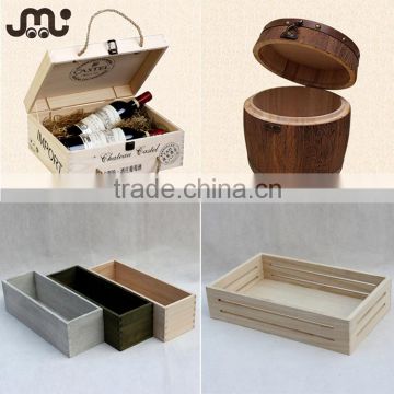 Wholesale any size unfinished custom wooden box