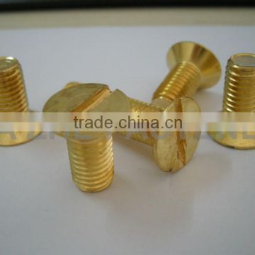 brass machine screws or bolt