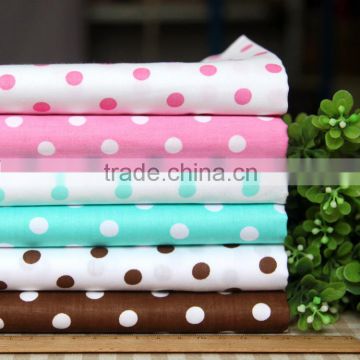 2015 Comfortable organic wholesale plain white dot canvas cotton sheeting fabric for bed sheet/pillow case/duvet cover