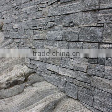 Hot Saled Gray Granite Wall Stone Design
