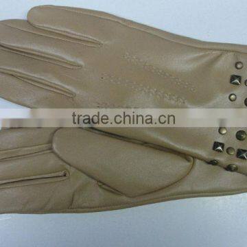 leather gloves/pu gloves with Snake Pattern