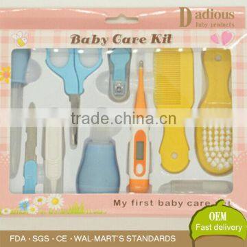 Baby Care Baby Set Kit Comb and Brush Child Thermometer Baby 10 Suit