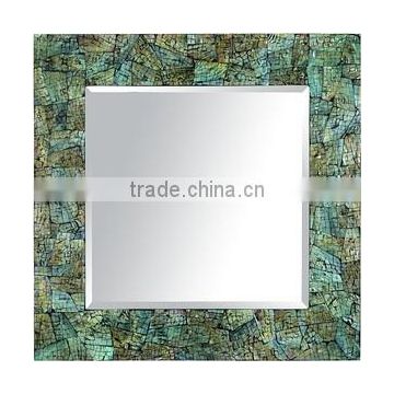High quality best selling new designed mother of pearl Square Mirror