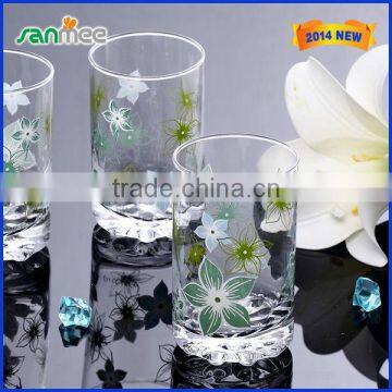 Mini And Clear Green Colored Drinking Glasses