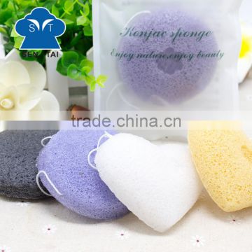 Jelly organic natural cleaning vetetable fibre konjac sponge