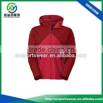 Mens contrast color new design 100% Nylon wind jacket