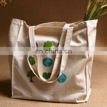 Printed canvas shopping bags