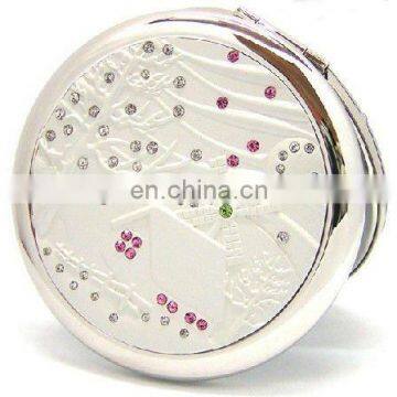 2014 fashional portable personalized souvenir compact mirror