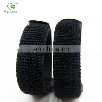 nylon elastic self-gripping strap with plastic buckle