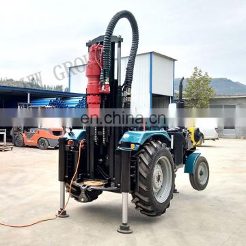 Tractor mounted air compressor bore drilling machine DTH bore well drilling machine price