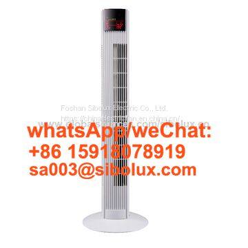 36 inch bladeless tower fan with remote control/ plastic oscillating for office and home appliances
