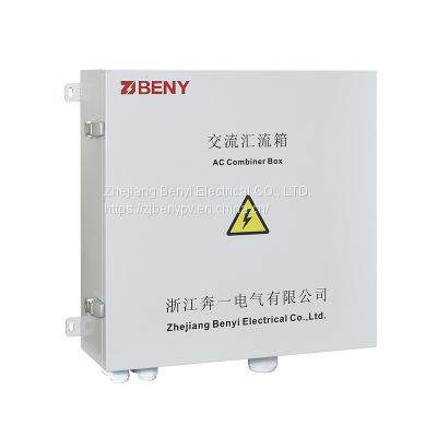 ZJBENY BBWX-4 400V/ 480V/ 690VAC 3 Phase AC Combiner Box 4 In 1 Out for Solar PV AC Side Protection