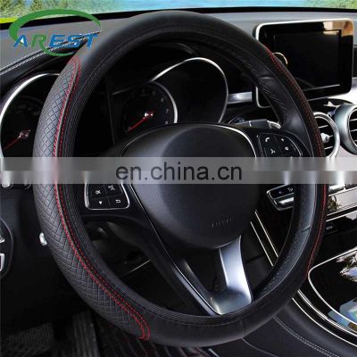 Universal Car Steering Wheel Cover Skidproof Auto Steering- Wheel Cover Anti-Slip Embossing Leather Car-styling