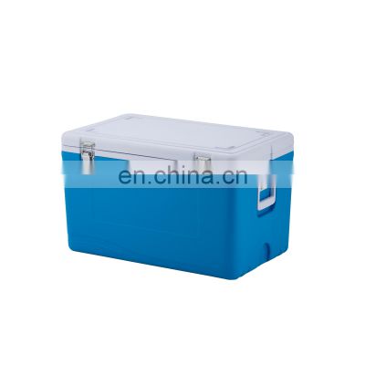 60L Commercial Catering Food Transport Ice Chest Cooler Hard Plastic Vaccine Blood Keep Cold Cooler Box