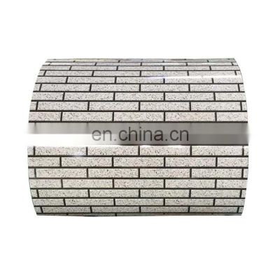 Top quality ppgi galvanized steel coil brick pattern