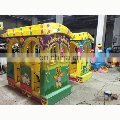 Electric train set animal ride on car children
