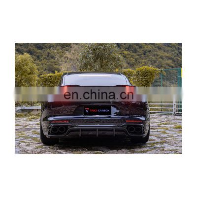 Factory Sell High Quality Competitive Price Carbon Fiber Rear Bumper Lip Diffuser For Porsche Panamera 4S 971