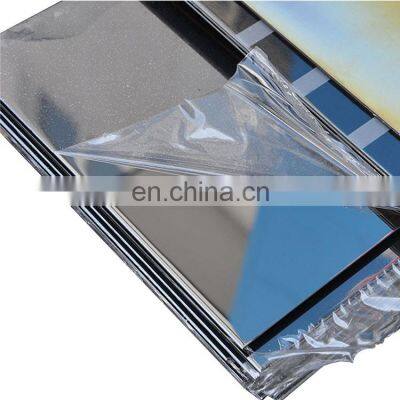 304 316 409 410 430 BA 2B NO.1 Mirror finish stainless steel sheet plate prices made in China