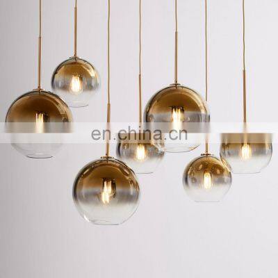 Modern Big Bulb Lamp Pendant Light For Kitchen Cafe Home Shade Globe Glass Hanglamp Lighting Fixtures