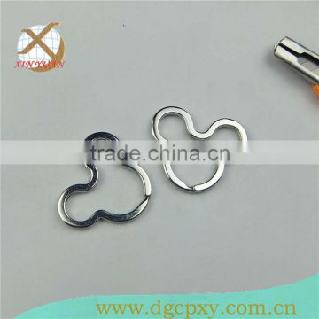 mickey mouse shape split key ring bulk