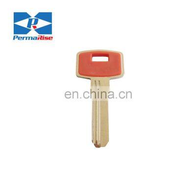 wholesale custom Brass Key Blanks nickel plated silver manufacturers brass plastic head keys