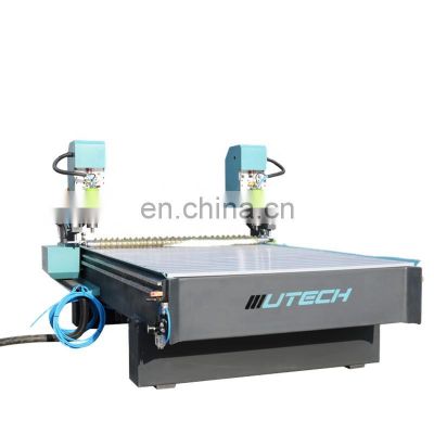 UTECH Sesame Series Double Head Cnc Router For Wood Metal Cutting and Engraving