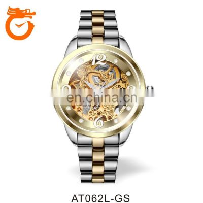 Luxury Gold Watch Japan Super Luminous 5atm Waterproof Stainless Steel Strap women for Automatic Mechanical Watches