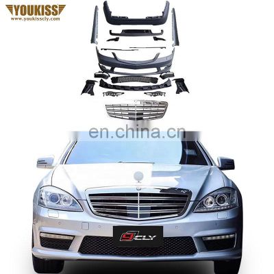 Hot Sale Made In China New Arrival Body Kit For Benz S Class W221 Modified S63 S65 Amg Large Kits Front Bumper Grille Side Skirt