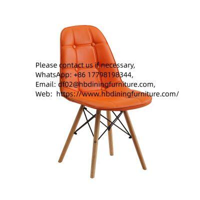 PU leather dining chair