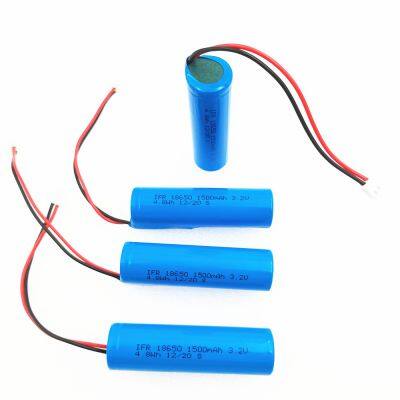 3.2V 2000mAh 18650 1S1P LiFePO4 battery pack for lighting  mini fan Tooth cleaner