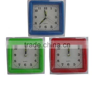 More convenient square shape travel analog alarm clock