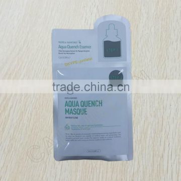 Special shape facial mask packaging bag,Aluminum cosmetic sample packaging, oxygen mask with reservoir package bag