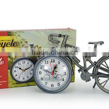 (bicycle) classic design antique desk clock table desk clock antique desk clock for decoration