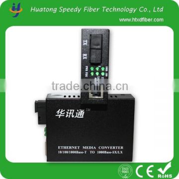 High Reliability 10/1000M Fiber Optic to RJ45 Fiber Media Converter for comunication