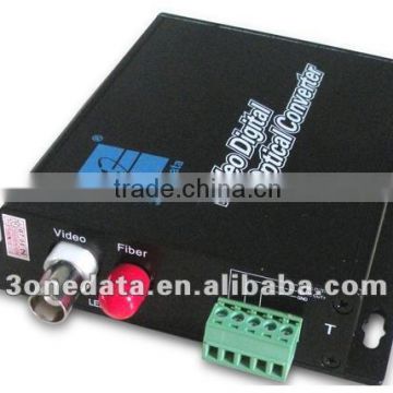 3ONEDATA 1-channel Optical Fiber Audio Video Transceiver(SWV60100)