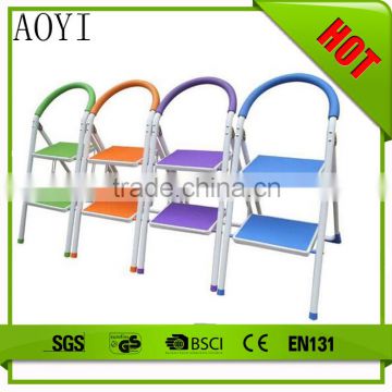 china manufacturer Orange Steel Ladder Hosehold Step Ladder