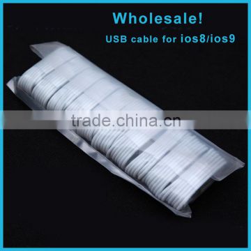 high quality usb cable bulk 8 pin core cable for iphone charging sync cable
