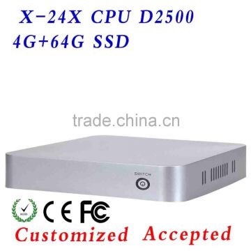 Thin client Intel Atom d2550 Efficiency ,virtual pc station ,Office net computer terminal can be uesd in Monitor,Printer best !