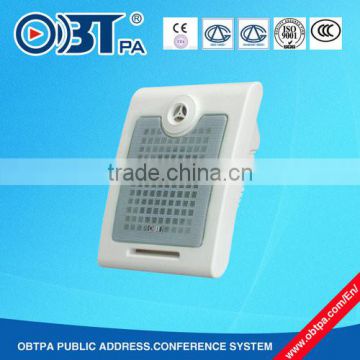 10w ABS pa system wall mounted speaker, audio music system speaker for classroom, car parking, basement, staircase