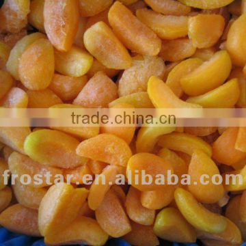 IQF frozen Apricot strips peeled