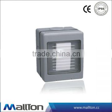 IP56 Weatherproof 1 Gang 1 Way Switch Outlet