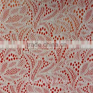 2015 made in china popular bridal elastic lace fabric
