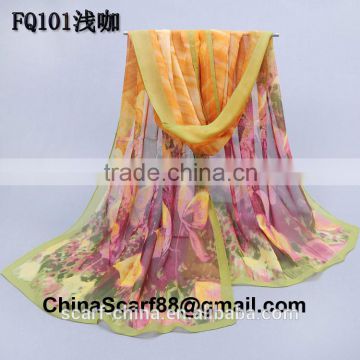 Wholesale polyester chiffon scarf