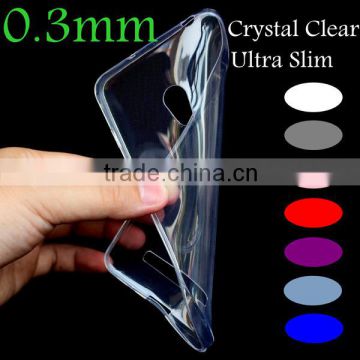 0.3mm Crystal Clear Soft TPU Case Cover For ASUS Zenfone 5