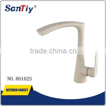 High Quality Luxury Brass Fauce t White Kitchen Faucet
