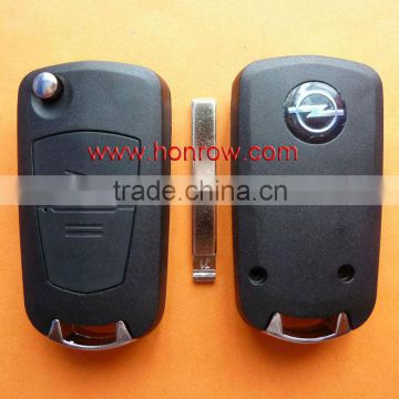Opel 2 button flip remote key shell , Opel key blank,Opel keys