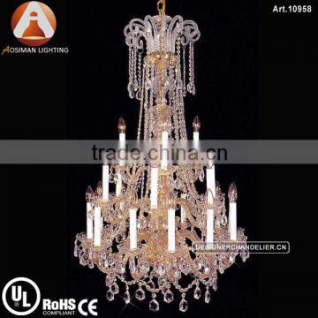 21 Light Luxury Crystal Chandelier Bohemian for Interior Decoration