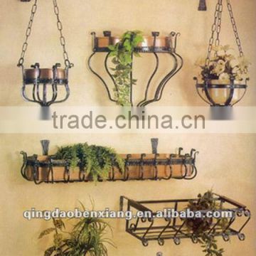 wrought iron part iron furniture of flower stand