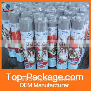 plastic tube packaging with offset printing