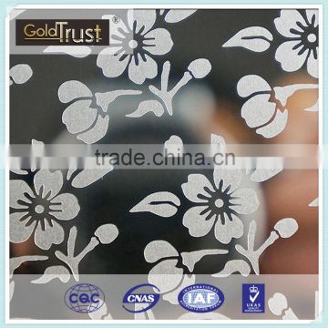 Professional Manufacturer 0.3-3Mm Thick Mirror etched stainless steel sheet for elevator